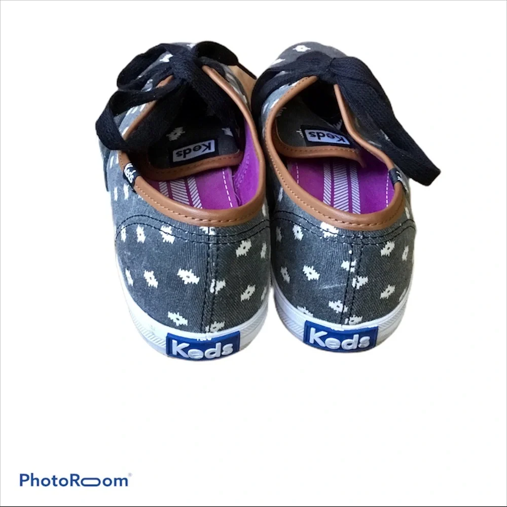 Keds Limited Edition Ikat Canvas Sneakers, Sz 8 - Picture 3 of 4